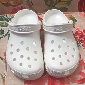 White Crocs